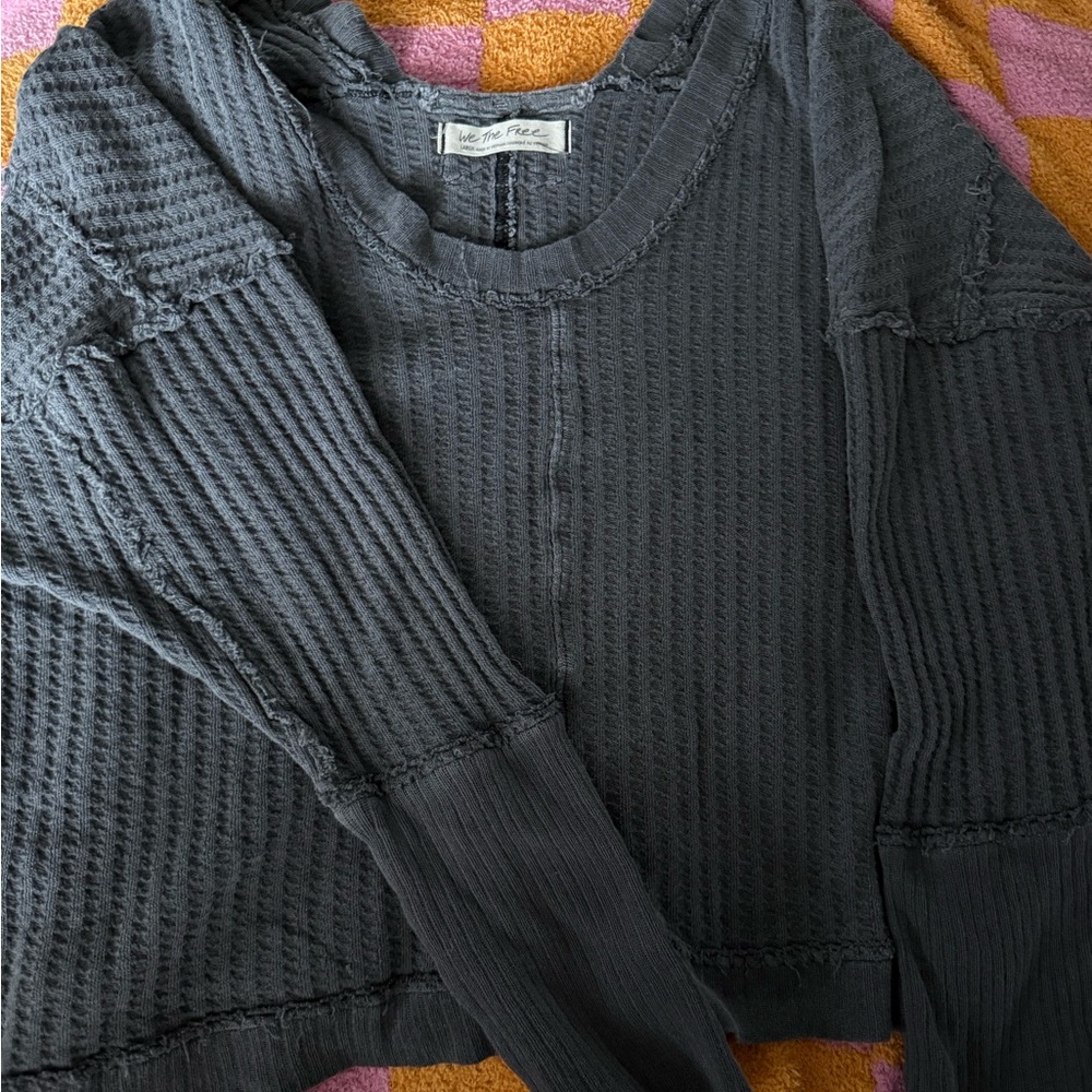 Women’s Free People Textured Oversized Sweater